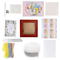 Miniatyrbild 9 av 10: Nålfiltningskit Fotoram Ullfiltning Tillbehör Djur Plyschdocka DIY Material216# Moln Kyckling