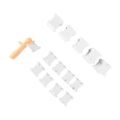 Miniatyrbillede 10 af 10: 360 stk. plasttrådsspole sortering opbevaringsfunktion antirust praktisk DIY sytråd opbevaring til syning
