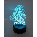 Miniatyrbilde 7 av 7: Card Captor Sakura Anime Rulleskøyte Lasergravert 3D-effekt Akryl LED Skrivebordslampe