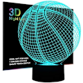 Miniatyrbilde 1 av 8: 3D Illusionslampe, 3D nattlys for gutter og jenter, bordlampe, 7 fargeendringer, dekorativ lampe - Perfekt gave til bursdag, festival, jul for babyer og tenåringer