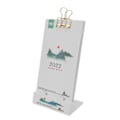 Miniatyrbillede 1 af 10: 2022 Skrivebords Kalender Enkelt Design Tiger År Blank Overflade Robust Holdbar Bred Anvendelighed Mini Kalender 2022