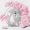 Miniatyrbillede 1 af 7: 130 stk. lyserøde balloner i forskellige størrelser 18\" 12\" 10\" 5\" ballonbue guirlande sæt perfekt til fødselsdagsfest, dimission, babyshower, bryllup, feriedekoration Pink