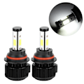 Miniatyrbillede 3 af 11: X6-COB Bil LED Forlygter 9004 8000LM Høj Lysstyrke Hvidt Lyskilde LED Pærer