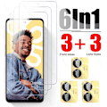 Miniatyrbild 1 av 5: 6 i 1 för Realme C55 4G Glass Kameraskyddsglas Relme Realmi C55 C 55 RMX3710 6.72\" Telefonskärmsskydd Härdat Glas