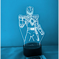 Miniatyrbild 6 av 8: Power Rangers 3D LED-nattlampa