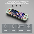 Miniatyrbild 2 av 7: Bluetooth-kontroller för iPhone, Android, direkt spel, låg latens, telefonkontroller spelkontroll joystick för Galaxy S23 S22 S21 20 Ultra, iPhone 14 13 1 Green