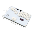 Miniatyrbilde 2 av 8: For Fighting Box-tastatur for Hitbox WASD GP2040 CE Fightstick Arcade Fight Stick med for Cherry MX-bryter for PS3