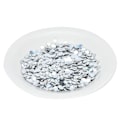 Pikkukuva 1 / 9: 50G DIY PVC ei reikää pyöreä paljetti lava häävaatteet tarvikkeet (Laser hopea 2mm)
