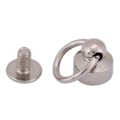 Miniatyrbild 5 av 10: 20 st nitar fästelement DIY läderhantverk plånbok telefonfodral kedjeväska skruvar 8mm set silver