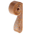 Miniatyrbild 3 av 7: 3mm DIY 10 rader imitation diamantnät omslag rulle kristall strass band dekor (#01)