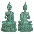 Miniatyrbild 6 av 9: Sakyamuni Buddha Imitation Copper Buddha Statue Thai Sakyamuni Resin Craft Ornament (Brons)