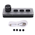 Miniatyrbilde 5 av 5: Enhånds mekanisk spilltastatur 3 taster Bluetooth Multifunksjon Plug and Play for Office Gaming Lab Recording Studio