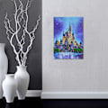 Miniatyrbillede 5 af 10: Diamantmaleri Slot Mønster Resin DIY Håndværk Gave Hjemmekontor Dekoration 30x40cm