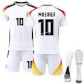 Miniatyrbillede 1 af 2: UEFA Euro 2024 Tyskland hjemmebane Børnefodboldsæt nr. 10 MUSIALA No.10 MUSIALA M