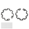 Miniatyrbillede 8 af 11: 50 stk. 1,3 mm AC-kompressor koblings snap ring sort jern præcis pasform til 10S AC-kompressor koblingsaksel