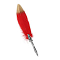 Miniatyrbillede 2 af 9: Europæisk Retro Fjer Dip Pen Legering Nibs Kalligrafi Skrivepen Gave (Rød)