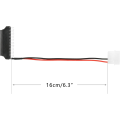 Miniatyrbild 5 av 5: 2,5 till 3,5 IDE-adapter, bärbar dator 2,5-tums till stationär 3,5-tums IDE-hårddiskadapterkonverterare, 2 st