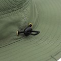 Miniatyrbild 4 av 7: Hatt för män med solskydd UPF 50+ bred brätte hinkhatt vindtät fiske Army Green