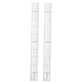Miniatyrbilde 9 av 10: 2 stk Quilting Linealer Transparent Akryl 5x50cm Profesjonelle Quiltere Fornødenheter for DIY Håndverk Sying