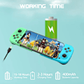 Miniatyrbillede 4 af 6: Bluetooth-controller til iPhone, Android, direkte afspilning, lav latenstid, telefoncontroller-gamepad-joystick til Galaxy S23 S22 S21 20 Ultra, iPhone 14 13 1 Green+Blue