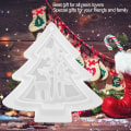 Miniatyrbilde 3 av 5: Silikonform Resin Holdbar Myk Rivningsmotstand Resin Ornamentformer for DIY Håndverk Christmas Tree Elk