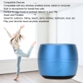Pikkukuva 2 / 5: Mini Bluetooth-kaiutin IP67 vedenpitävä USB-lataus Sisäänrakennettu mikrofoni Kannettava langaton kaiutin suihkuhuoneeseen autoon Blue