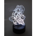 Miniatyrbilde 1 av 7: Card Captor Sakura Anime Rulleskøyte Lasergravert 3D-effekt Akryl LED Skrivebordslampe
