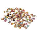 Miniatyrbilde 5 av 10: Håndverk Knapper 1,2 tommer Lange Robuste Tre Retro Dyrestil Assorterte Farger Lyse Tretknapper for Sying DIY Dekorasjon Dyr Stil 100stk
