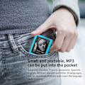 Miniatyrbillede 4 af 5: Support TF-kort USB-port Slim Small Multi-Lingual Selection 1.8 LCD Bærbar MP3/MP4, MP3-afspiller, MP4-afspiller, Videospiller, Musikafspiller, Media Playe