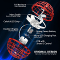 Pikkukuva 2 / 7: Lentävä pallolelu, Hover Orb, Globe Shape Magic Controller Mini Drone, RGB Lights Spinner 360 pyörivä pyörivä UFO-lelu lapsille aikuisille (punainen)