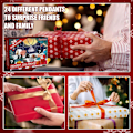 Miniatyrbild 8 av 8: Adventskalender, Julkalender 24 Dagar Presentask med 24 Ädelstenar, Mineraler & Fossil för Pojkar Flickor Barn Tonåringar Jul Nedräkningskalender