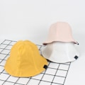 Miniatyrbild 4 av 5: Söt hinkhatt strandfiskare hattar för kvinnor, vändbar D Pink 2