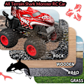 Pikkukuva 6 / 7: Kauko-ohjattava auto, 2,4 GHz:n kauko-ohjattava monster truck, RC-autot 2 akkua 60 minuuttia+, RC-temppuautot lelut valolla ja äänellä, sisä- ja ulkokäyttöön lapsille ja aikuisille Red