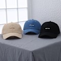 Miniatyrbild 2 av 5: Brev broderad hatt justerbar basebollkeps White