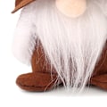 Miniatyrbillede 5 af 5: Ansigtsløs Nisse Dukke Dekoration Lykkebringer Munterhed Moderne Julepynt Dukker til Vindueskarm Bogreol Light Brown