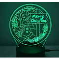 Miniatyrbillede 1 af 7: 3D Ild Dinosaur Natlampe Illusion Soveværelse Lampe med USB Kabel Julegave Fødselsdag Gave til Far Søn Nevø Sønnesøn og kan også bruges til Hjem