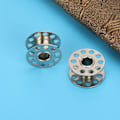 Miniatyrbilde 7 av 10: 50 stk symaskin spoler låsesøm plast spole metall spole forhindre frakobling rustfritt stål