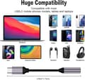 Miniatyrbillede 5 af 5: USB Type C til 3,5 mm hun-hovedtelefonstikadapter, USB C til