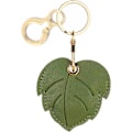 Miniatyrbillede 1 af 6: Læder nøgleringholder etui kompatibel med Apple AirTag, sød beskyttende Air Tag cover med nøglering, anti-scratch finder GPS tracker etui til Leaf
