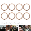 Miniatyrbilde 4 av 5: 50 stk metallringer 15x3mm jernmateriale robust holdbar multifunksjonell utsøkt O-ringer metall Gold