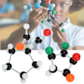 Miniatyrbild 5 av 10: 240 st molekylär organisk oorganisk struktur kit atom länk modell set för student lärare