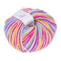 Miniatyrbillede 4 af 10: Akryl Garn Medium Tykkelse Gradient Multi Farve Holdbar Akryl Falmefri Åndbar Hækle Garn til Sweater Hat Dukke