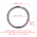 Miniatyrbillede 2 af 5: 20 stk. metalringe 4x32mm jern robuste holdbare multifunktionelle udsøgte metal O-ringe Gray