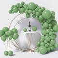 Miniatyrbillede 1 af 7: 130 stk. salviegrønne balloner i forskellige størrelser 18\" 12\" 10\" 5\" ballonbue guirlande sæt perfekt til fødselsdagsfest, dimission, babyshower, bryllup, Holi Sage Green