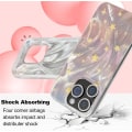 Miniatyrbilde 4 av 6: Telefon Hard Case Kompatibel med iPhone Case Slim Holographic Fade Star Kvinner Jenter, Hard PC Støtsikker Beskyttende Design iPhone 15 Pro Max