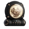 Miniatyrbild 1 av 4: Nattlampa Bluetooth-högtalare Bärbar Klar Ljud Dekorativ Söt Högtalare för Hem Sovrum Bil Kontor Black