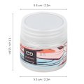 Miniatyrbilde 10 av 10: 100ml Akrylmaling Kunstner Maling Pigment Kunst Håndverk Maling Tegning Maling(Sølv)
