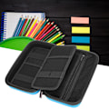 Miniatyrbild 10 av 10: Stationery Bag MultiFunction Portable MultiPurpose LargeCapacity Pens Storage Case(Blå )