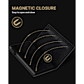 Miniatyrbillede 7 af 9: Herre pung kortholder: Pop-up aluminium etui, ægte læder, smart, RFID-blokering, slank, minimalistisk, forlomme - 9-14 kortkapacitet | ID-vindue Carbon Fiber Black