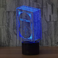 Miniatyrbilde 4 av 6: Nattlys Bibel Led Nattlys Led USB 3D Lysarmaturer Bordlampe Barneskrivebordlamper